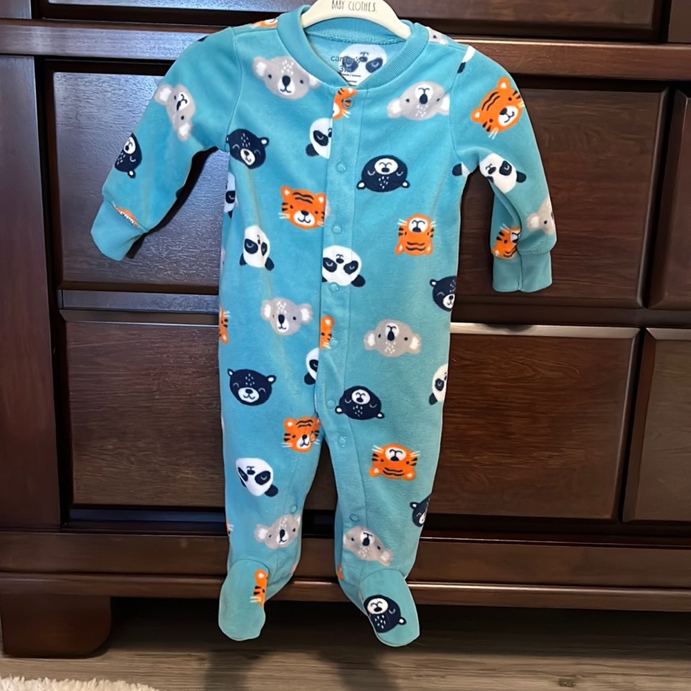 ❤️Carter's Boys Fleece Sleep n Play (3M)